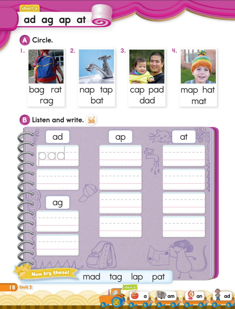Early Reading and Writing Bundle - English (2-6 year old)